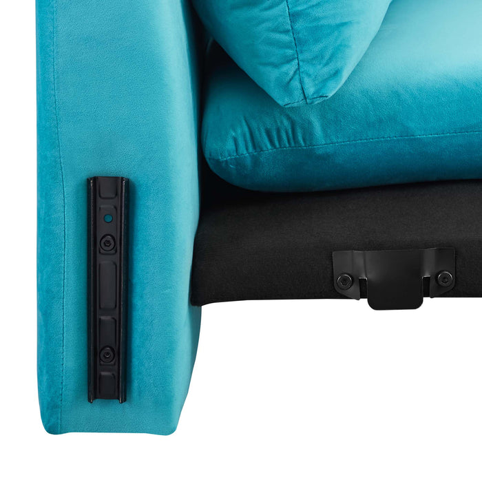 Indicate Performance Velvet Sofa