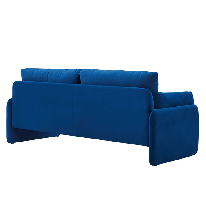 Indicate Performance Velvet Sofa