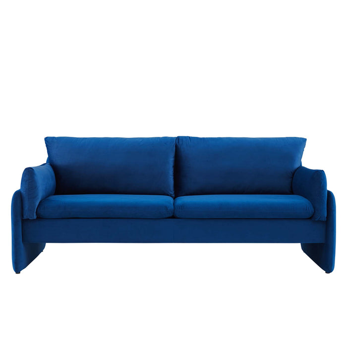 Indicate Performance Velvet Sofa