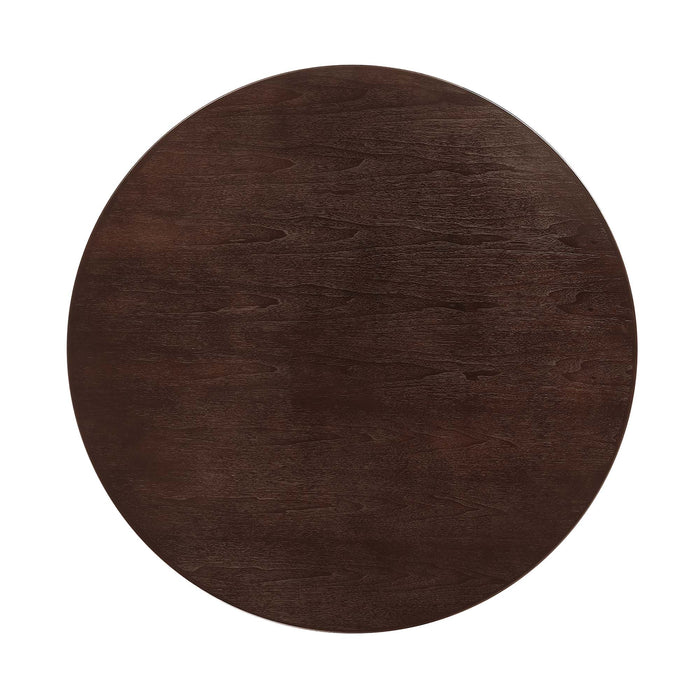 Lippa 48" Round Wood Grain Dining Table