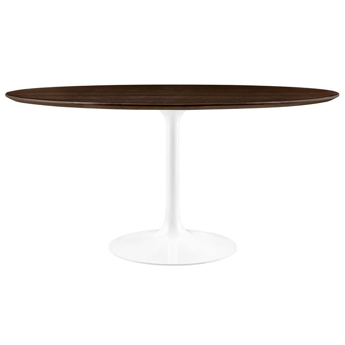 Lippa 60" Round Wood Grain Dining Table