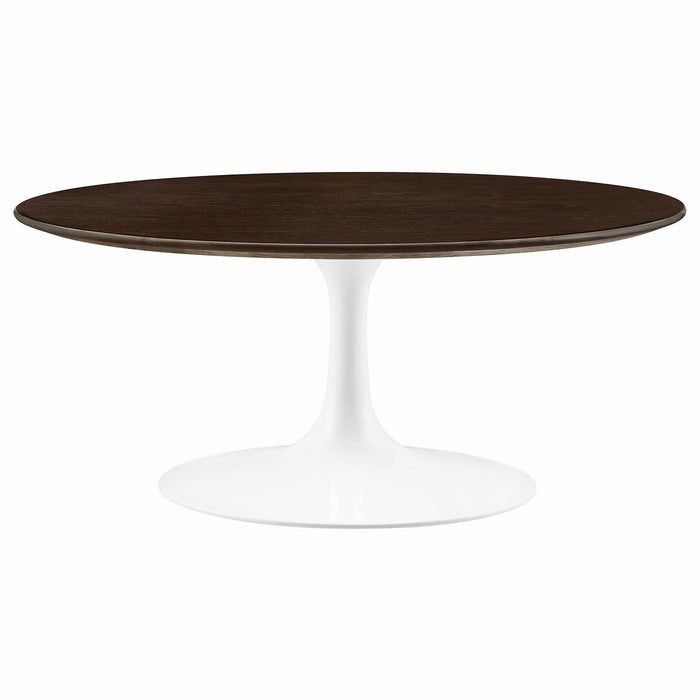 Lippa 36" Round Wood Grain Coffee Table