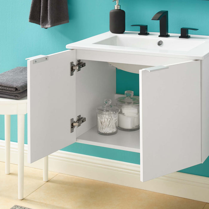 Maybelle 24" Wall-Mount Bathroom Vanity