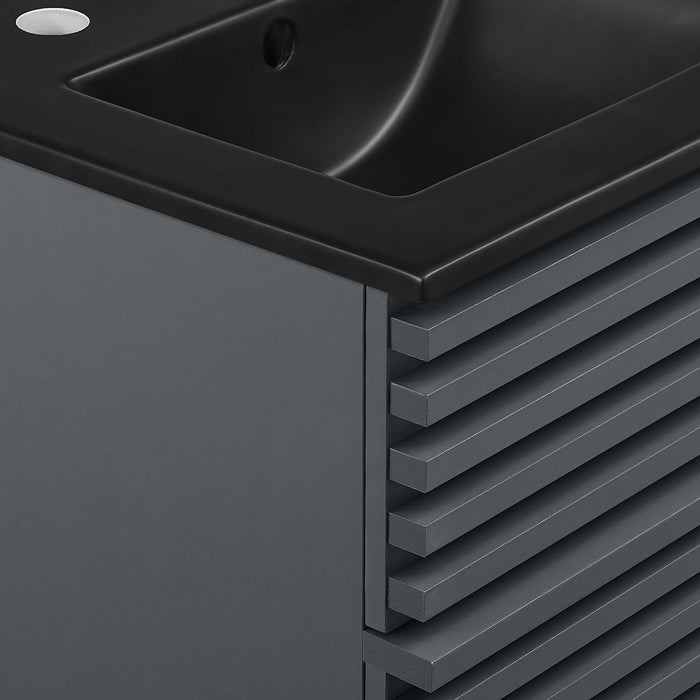 Render 18" Wall-Mount Bathroom Vanity