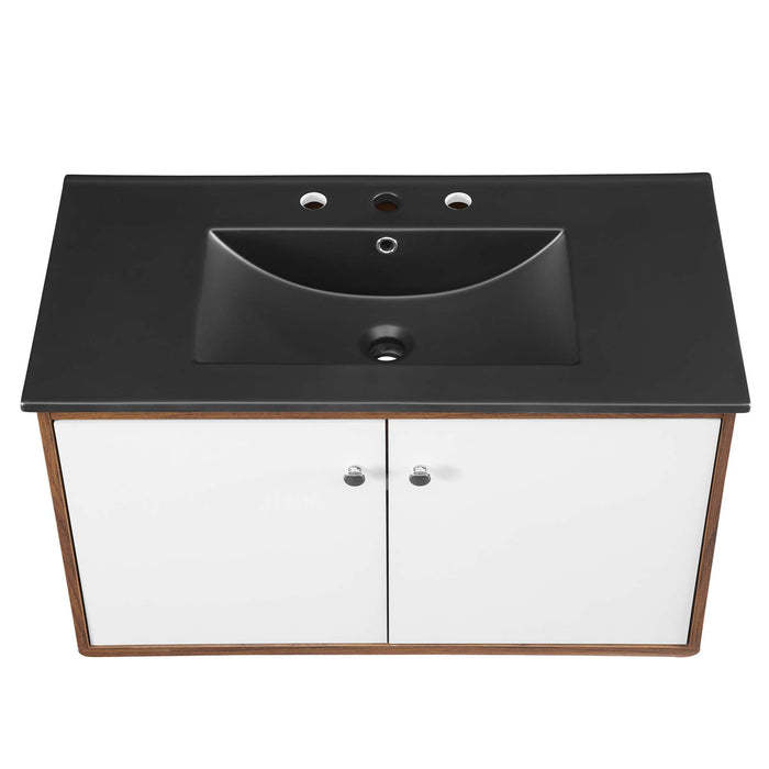 Transmit 36" Wall-Mount Bathroom Vanity