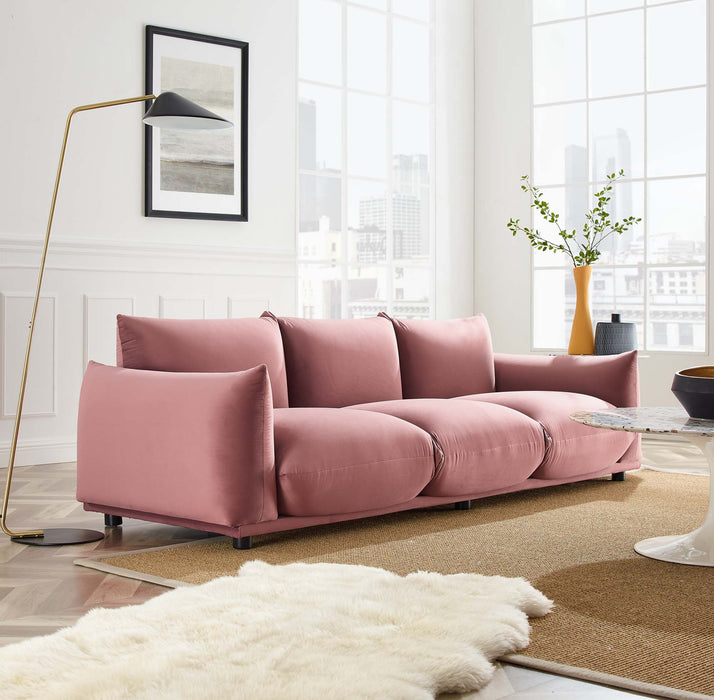 Copious Performance Velvet Sofa