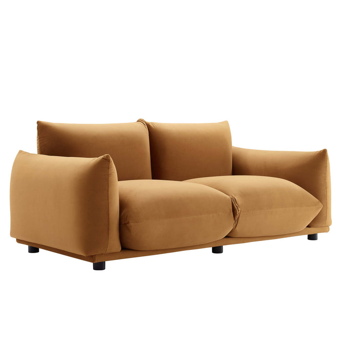 Copious Performance Velvet Loveseat