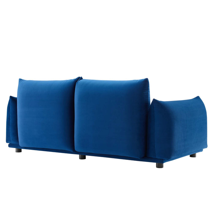 Copious Performance Velvet Loveseat