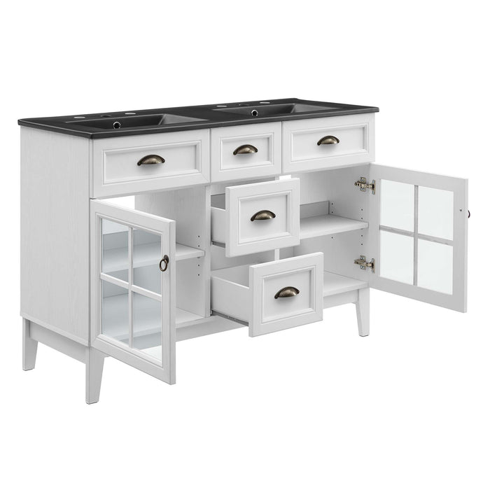 Isle 48" Double Bathroom Vanity Cabinet