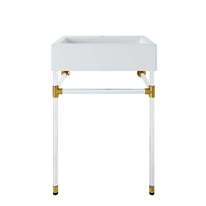 Redeem 24" Acrylic Wall-Mount Bathroom Vanity