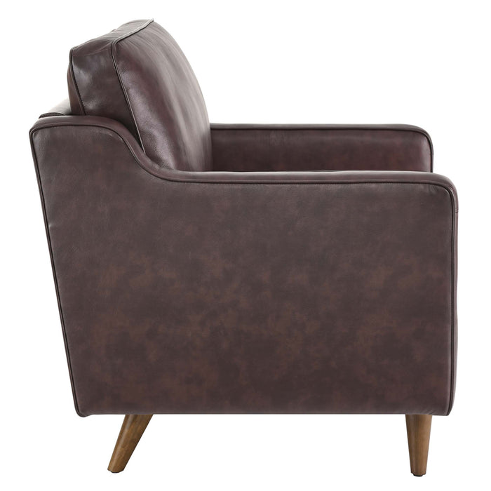 Impart Genuine Leather Armchair