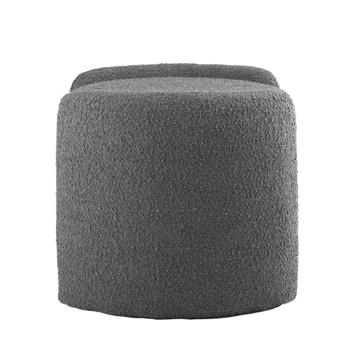 Nebula Boucle Upholstered Ottoman