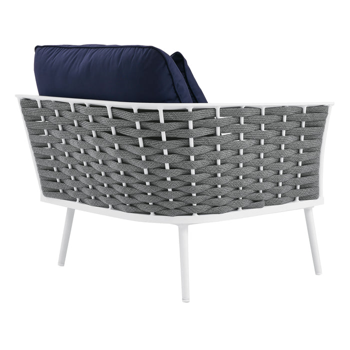 Stance Outdoor Patio Aluminum Left-Facing Armchair