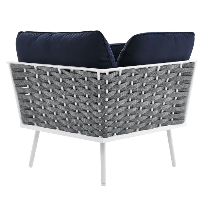 Stance Outdoor Patio Aluminum Corner Chair