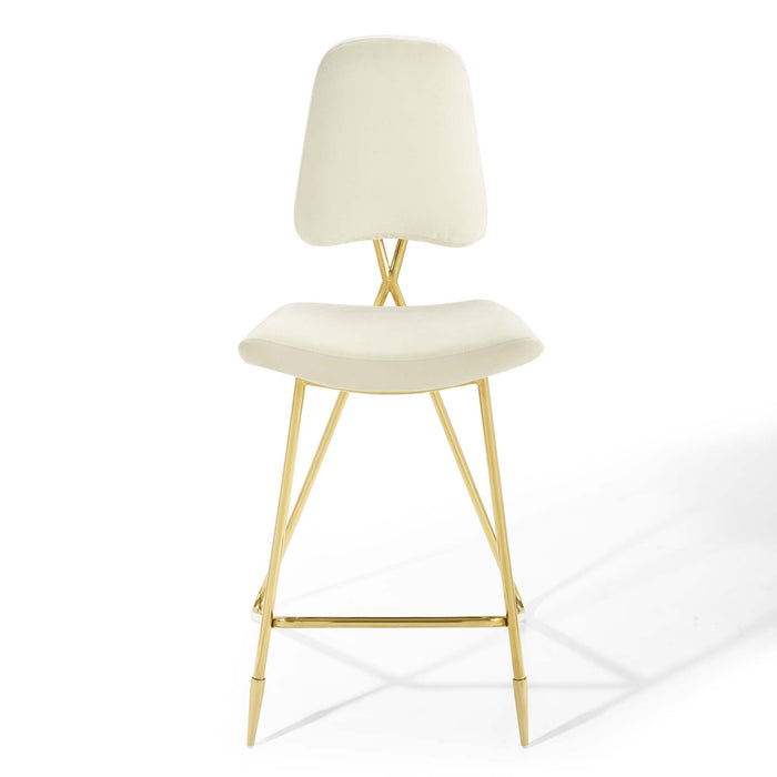 Ponder Bar Stool Performance Velvet Set of 2