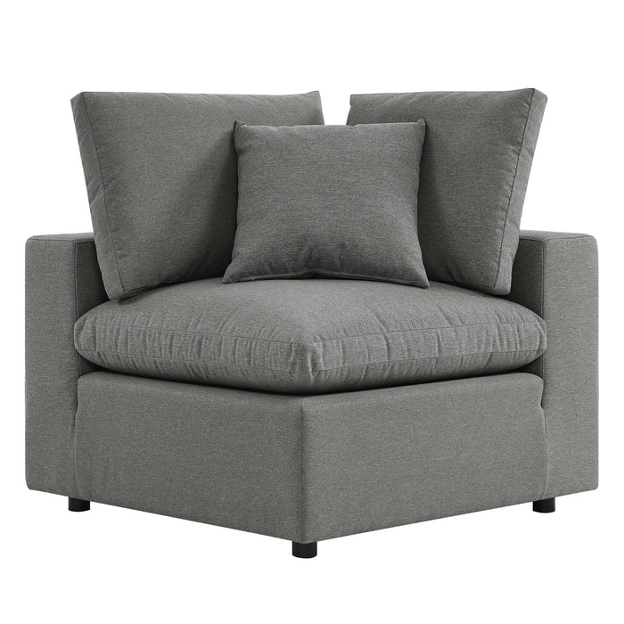 Commix Overstuffed Outdoor Patio Loveseat