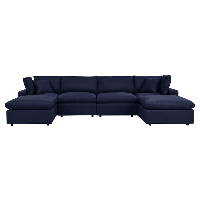 Commix 6-Piece Outdoor Patio Sectional Sofa