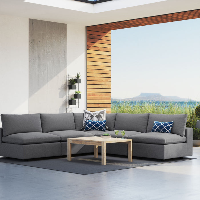 Commix 5-Piece Sunbrella® Outdoor Patio Sectional Sofa