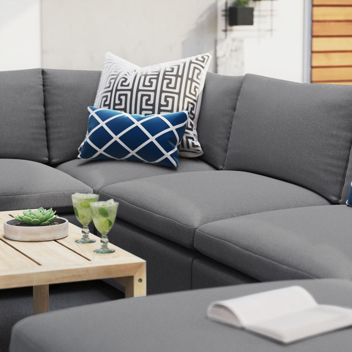 Commix 7-Piece Sunbrella® Outdoor Patio Sectional Sofa