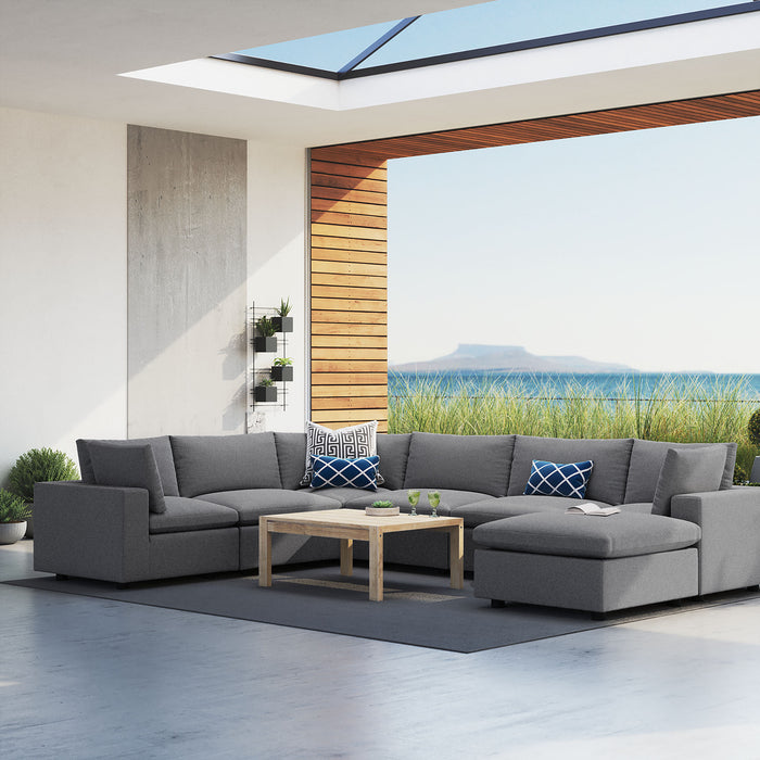 Commix 7-Piece Sunbrella® Outdoor Patio Sectional Sofa