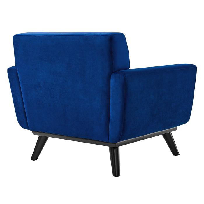 Engage Performance Velvet Armchair