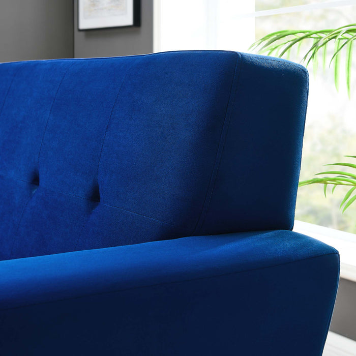 Engage Performance Velvet Armchair