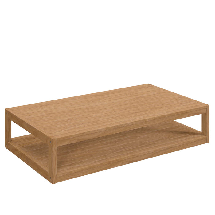 Carlsbad Teak Wood Outdoor Patio Coffee Table