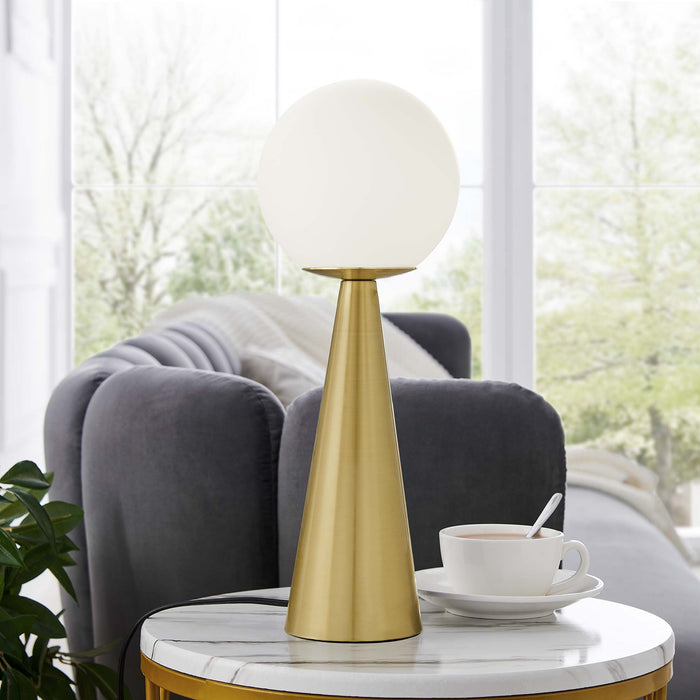 Apex Glass Globe Glass Table Lamp