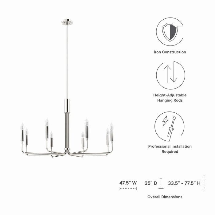 Rekindle 8-Light Chandelier