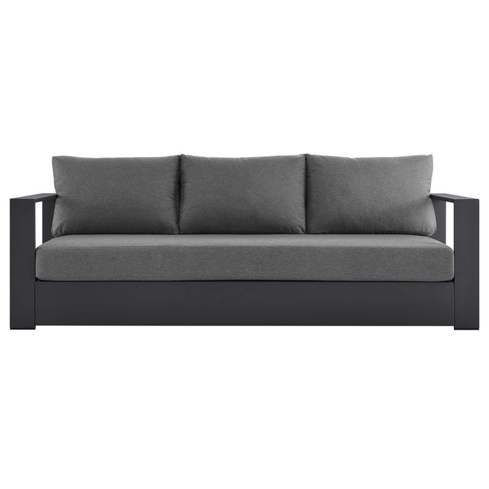 Tahoe Outdoor Patio Powder-Coated Aluminum Sofa