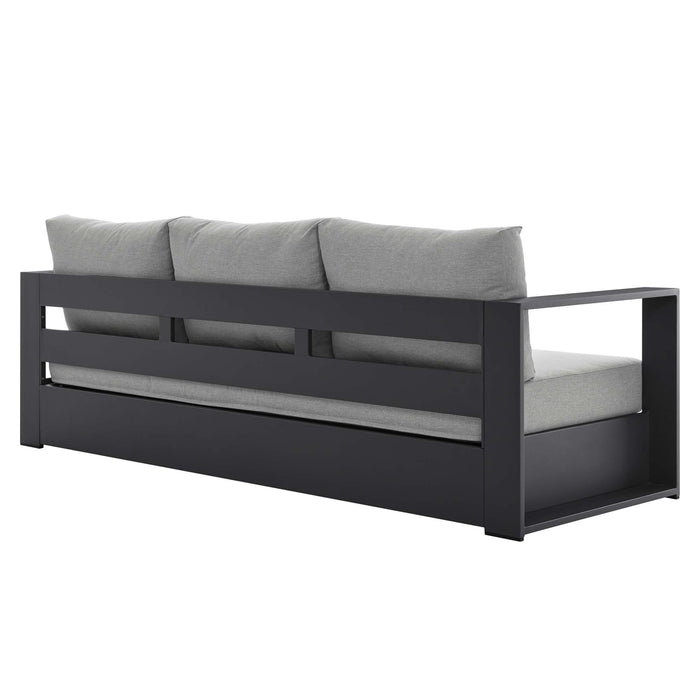 Tahoe Outdoor Patio Powder-Coated Aluminum Sofa