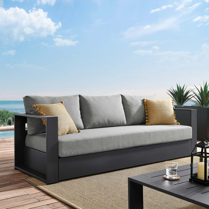 Tahoe Outdoor Patio Powder-Coated Aluminum Sofa