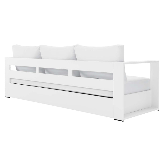 Tahoe Outdoor Patio Powder-Coated Aluminum Sofa