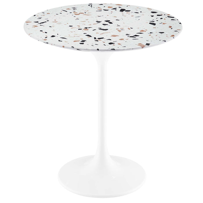 Lippa 20" Round Terrazzo Side Table