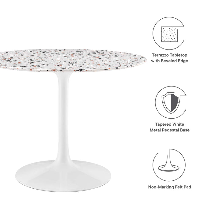 Lippa 40" Round Terrazzo Dining Table