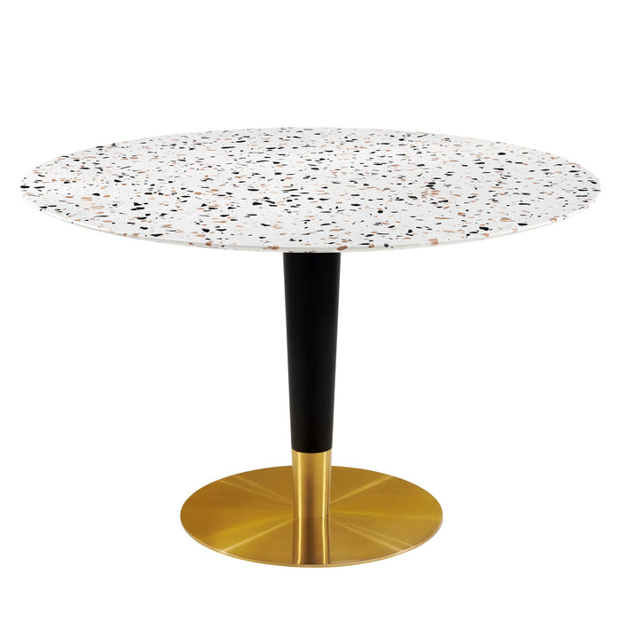 Zinque 47" Round Terrazzo Dining Table