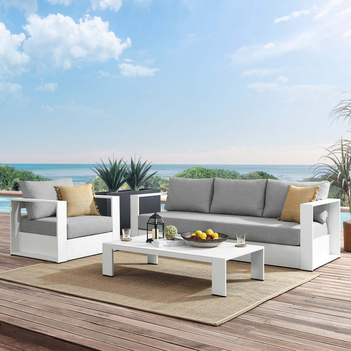 Tahoe Outdoor Patio Powder-Coated Aluminum 3-Piece Set