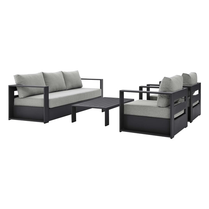 Tahoe Outdoor Patio Powder-Coated Aluminum 4-Piece Set