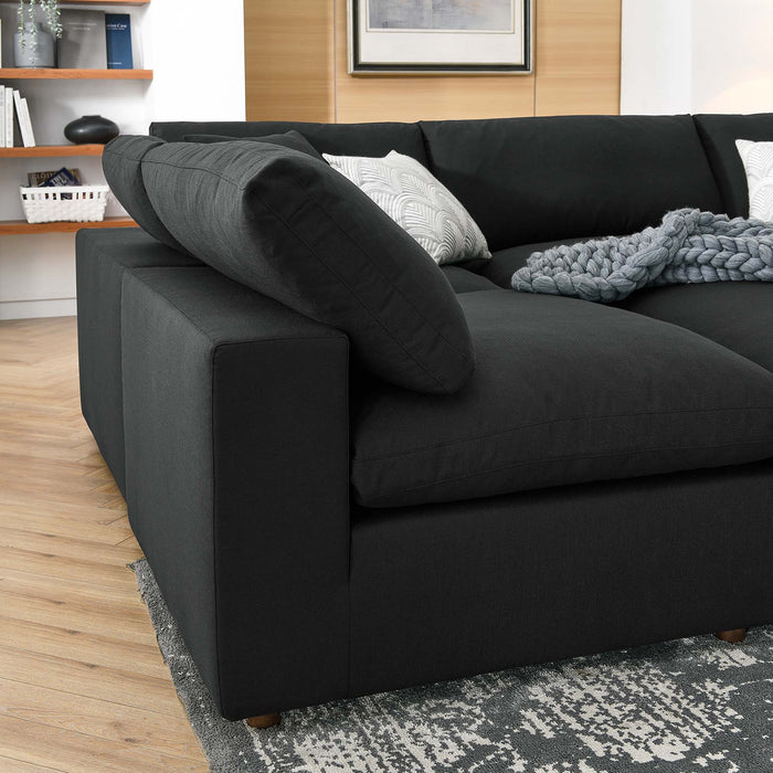 Commix Down Filled Overstuffed 6-Piece Sectional Sofa