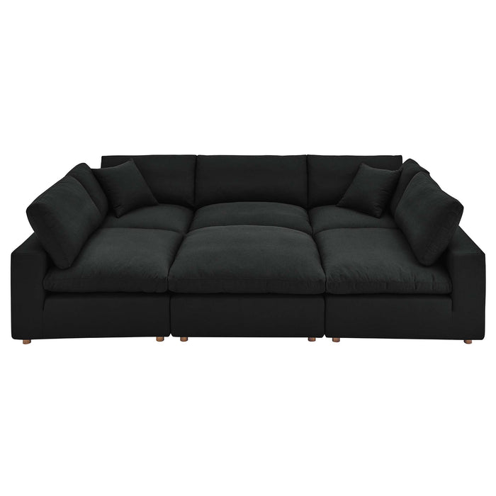 Commix Down Filled Overstuffed 6-Piece Sectional Sofa