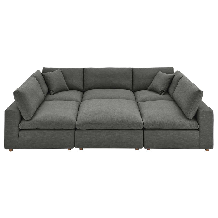 Commix Down Filled Overstuffed 6-Piece Sectional Sofa