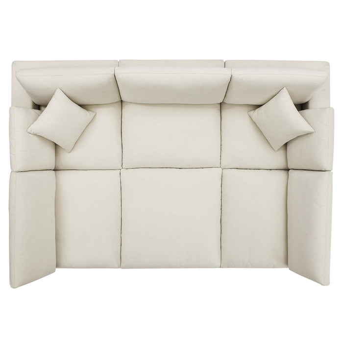 Commix Down Filled Overstuffed 6-Piece Sectional Sofa