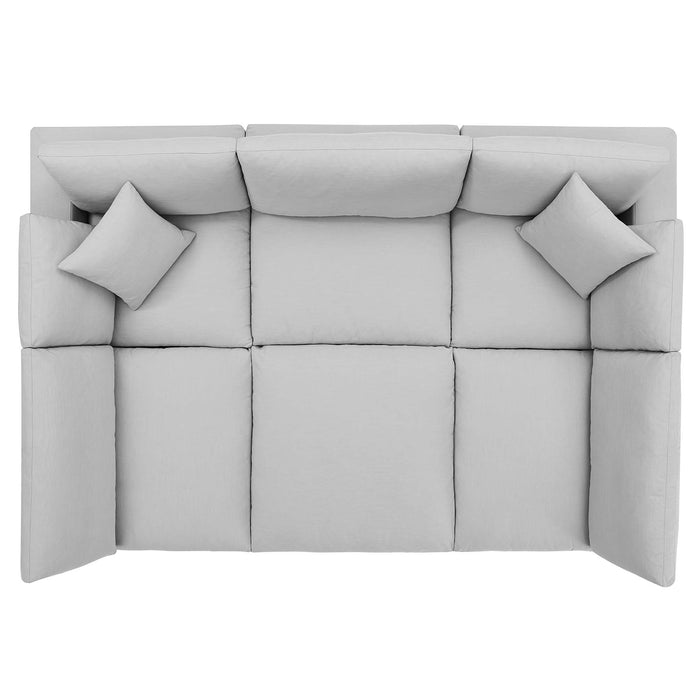 Commix Down Filled Overstuffed 6-Piece Sectional Sofa