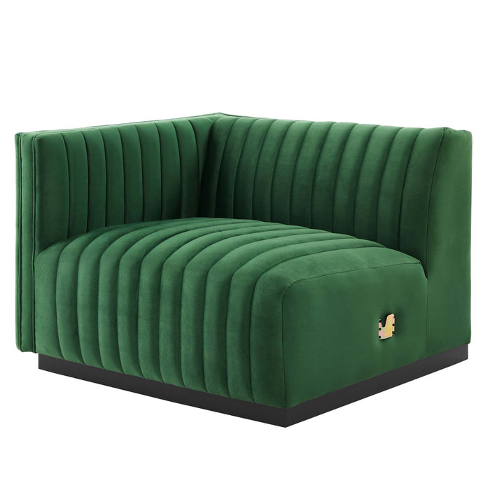 Conjure Channel Tufted Performance Velvet Loveseat