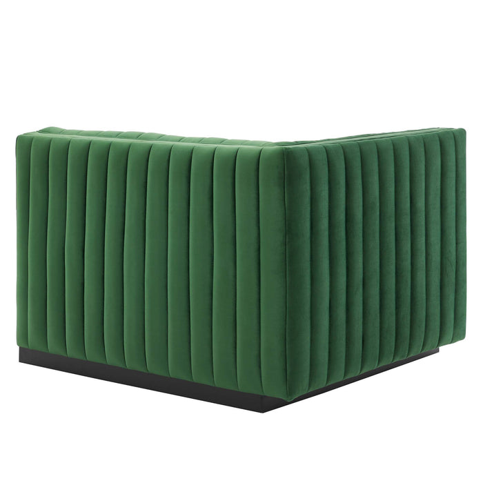 Conjure Channel Tufted Performance Velvet Loveseat