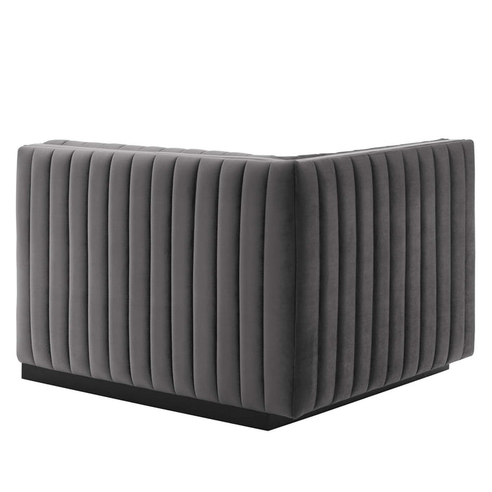 Conjure Channel Tufted Performance Velvet Loveseat