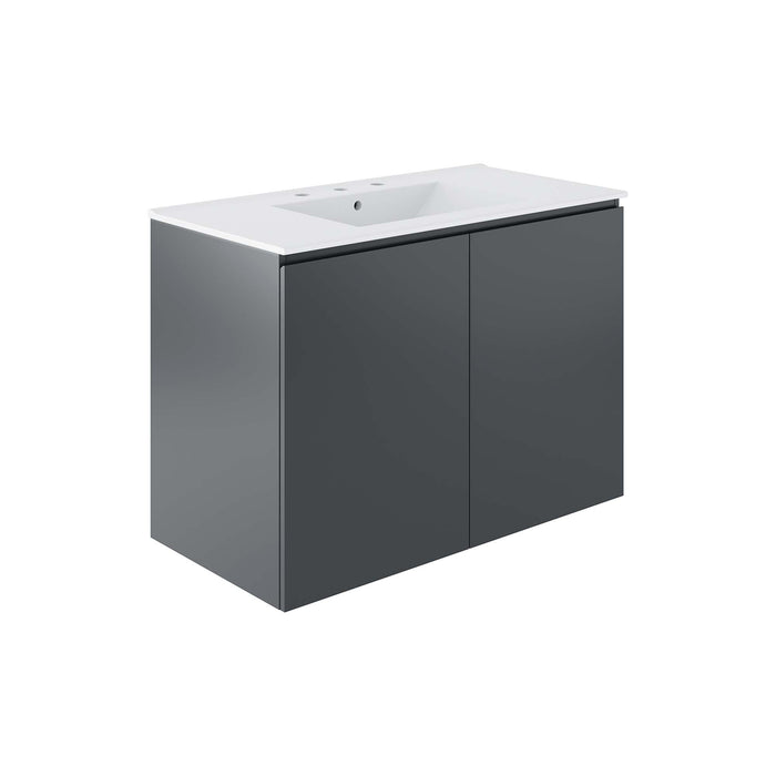 Bryn 36" Wall-Mount Bathroom Vanity