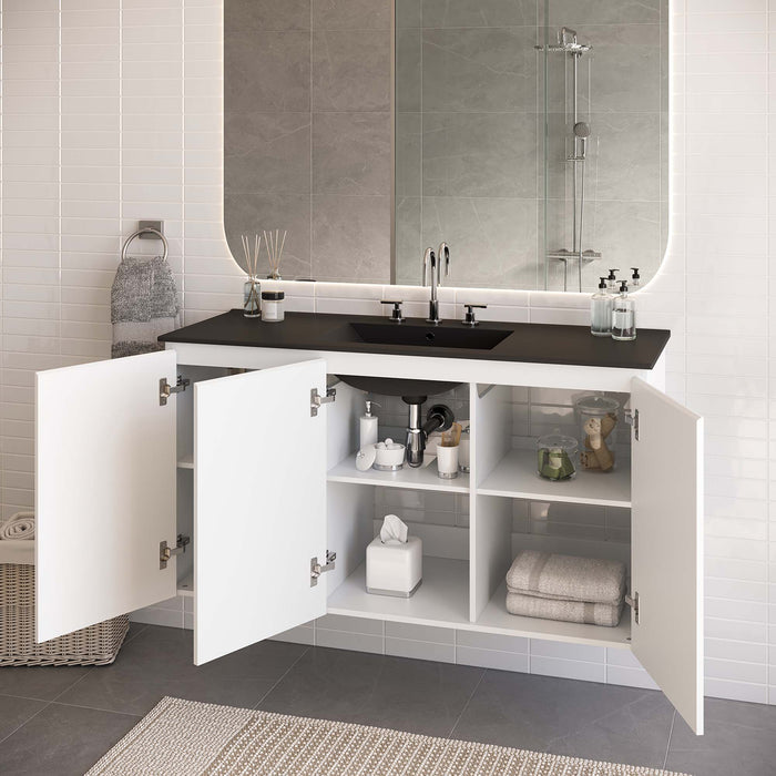 Bryn 48" Wall-Mount Bathroom Vanity