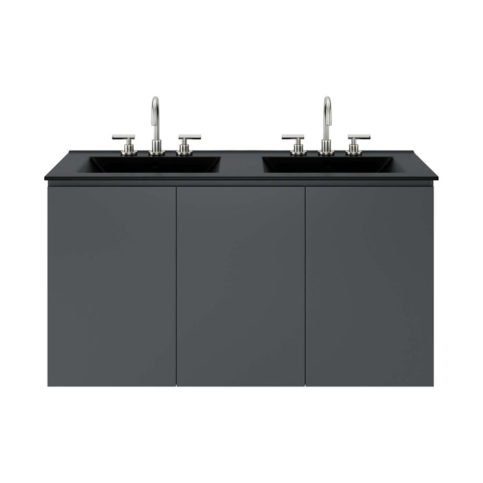 Bryn 48" Wall-Mount Double Sink Bathroom Vanity