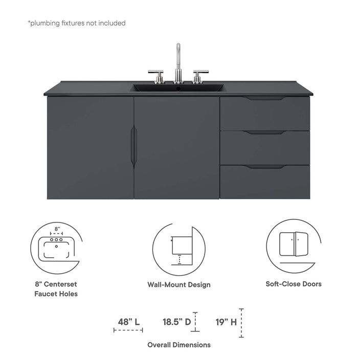 Vitality 48" Single Sink Bathroom Vanity